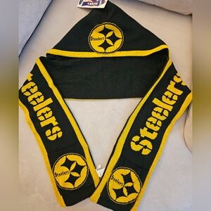 NWT Steelers Hooded Scarf